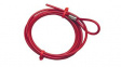 800113 Lockout Device Cable, 4.8mm x 1.8m, Steel, Red