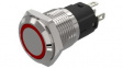 82-4151.21A4 Illuminated Pushbutton 1CO, IP65/IP67, LED, Red/Green, Maintained Function