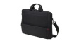 D31838-RPET Notebook Bag, Shoulder Strap, 15.6 (39.6 cm), Plus BASE, Black