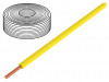 105-3-100, Провод; однопров; Cu; 1x0,20мм2; ПВХ; желтый; 60В; -10?85°C; 100м, Donau
