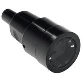 913.175, Mains cable socket Black F (CEE 7/3), Bachmann