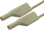 MLS WS 200/2.5 WEI / WHITE, Safety test lead diam. 4 mm white 200 cm CAT II, SKS Kontakttechnik