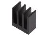 ICKSMDK8SA, Радиатор: штампованный; черный; L:8мм; W:13,5мм; H:15,24мм, Fischer Elektronik