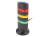 LD6A-3DQB-RYG, Сигнализатор: световая колонна; непрерывный световой сигнал, IDEC
