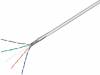 F/UTP5E-SCU-100-H Кабель; F/UTP; 5e; однопров; Cu; 4x2x24AWG; LSZH; серый; 100м