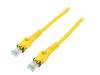 09488484745010, Patch cord; S/FTP; 6a; многопров; Cu; PUR; желтый; 1м; безгалогенный, Harting
