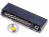 123A-32MA0.SET, Разъем: M.2 (NGFF); горизонтальный; SMT; gold flash; PIN:67; 0,5А, ATTEND