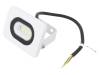39015, Лампа: прожектор LED; 4000(тип.)K; IP65; Корпус: белый; 10Вт; 800лм, Goobay
