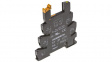 ST3FLC4 Relay socket SNR, 12/24/48 VDC 24 VDC Socket for DIN-Rail mount with LED, diode,