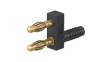 64.9301-21 Laboratory Socket, diam. 4mm, Black, 32A, 60V, Gold-Plated