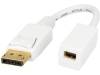 CV0040 Адаптер; вилка DisplayPort, гнездо mini DisplayPort; белый