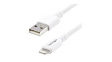 USBLT3MW Charging Cable USB-A Plug - Apple Lightning 3m USB 2.0 White