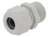 1.209.1200.71 Кабельный ввод; NPT1/2"; IP68; Мат-л: полиамид; светло-серый
