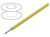 1855/19 YL005 [30 м] Stranded Hook-Up Wire PVC 0.38mm_ Tinned Copper Yellow 30m