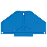 1268010000, PAP PRV/PPV4 BL End plate PRV/PPV4 Blue, Weidmuller