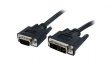 DVIVGAMM5M Video Cable, DVI-A 12 + 5-Pin Male - VGA Plug, 5m