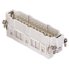 JSEM 24, male insert, 24 poles +PE, ILME