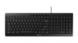 JK-8500EU-2 Stream Keyboard, SX, EU US English with €/QWERTY, USB, Black