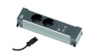 916.0040 Desk Outlet POWER FRAME 2x DE Type F (CEE 7/3) Socket / USB-A Socket - GST18i3 P