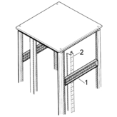 23130-015 [2 шт], Support Rail PU=2 ST, Schroff