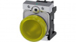 3SU11566AA301AA0 SIRIUS Act Indicator Lamp Complete Metal, Glossy, Yellow