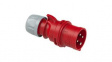 014-6V CEE Plug SHARK 4P 2.5mm? 16A IP44 400V Red/White