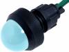 LKD220-G Индикат.лампа: LED; выпуклый; 230ВAC; Отв: O13мм; IP20; пластмасса