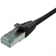 PB-SFTP6A-7-BK Patch cable RJ45 Cat.6<sub>A</sub> S/FTP 7.5 m черный