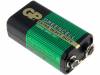 GP1604GLF-2UE1, Батарея: цинк-хлоридная; 9В; 6F22, GP Batteries