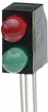 A593B/SDRSYG/S530-A3 СИД на печатную плату 5 мм круглый красный/зеленый