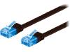 96370 Patch cord; U/UTP; 6a; многопров; Cu; ПВХ; темно-серый