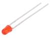 HLMP-1321-G0002, LED; 3мм; красный; 8,6?30мкд; 45°; Поверхность: выпуклая, Broadcom (Avago)