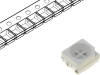 KAA-3528EMBSGS LED; SMD; 3528,PLCC4; RGB; 3,5x2,8мм; 120°; 20мА; Линза: прозрачная