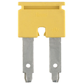 1739690000, ZQV 16/2 Cross connector 35.1 x 5.2 x 20.6 mm Yellow Z Series Poles=2, Weidmuller