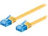 96340 Patch cord; U/UTP; 6a; многопров; Cu; ПВХ; желтый; Дл.кабеля:5м