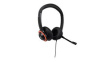 HA530E Headset, Stereo, On-Ear, Stereo Jack Plug 3.5 mm, Black / Red