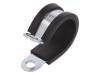 LKD12012, Хомуты; Oпетли: 20мм; W: 12мм; сталь; Материал корпуса: EPDM; W1, MPC INDUSTRIES