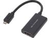 AK-300319-001-S, Адаптер MHL; USB 3.0,USB 3.1; гнездо HDMI, вилка micro USB B, ASSMANN