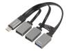 UA0315 Hub USB; USB 3.0,USB 3.1; PnP; черный; Кол-во портов: 3