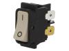 C1250ANTAA ROCKER; 2; DPDT; ON-OFF; 10A/250ВAC; Выводы: коннекторы 6,3x0,8мм