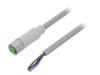 7014-08041-2100500, Соединительный кабель; M8; PIN: 3; прямой; 5м; вилка; 60ВAC; 60ВDC, MURRELEKTRONIK