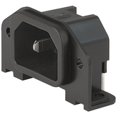 GSP1.8201.121, Flush-type device plug C14 Screw mounting, Schurter