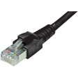 653808 Коммутационный кабель RJ45 Cat.6<sub>A</sub> S/FTP 1 m черный