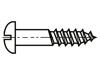 1070339 Винт; для древесины; 6x30; Головка: сферическая; прямой; 1,6мм