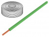 105-4-100, Провод; однопров; Cu; 1x0,20мм2; ПВХ; зеленый; 60В; -10?85°C; 100м, Donau