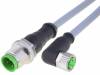 7000-40601-2200200, Соединительный кабель; PIN:3; 2м; вилка; 60ВAC; 4А; -30?80°C; IP67, MURRELEKTRONIK