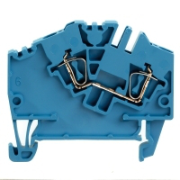 ZDU 2.5-2 BL, Terminal block blue 0.5...4 mm2, Weidmuller