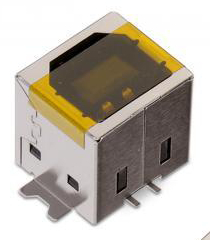 629104142721, Гнездо; USB B; на плату; SMT; PIN:4; вертикальный, WURTH Elektronik