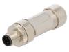 109471 0986 EMC 105, Вилка; M12; PIN:4; "мама"; код D-Ethernet; на провод; прямой, Lumberg Automation (Belden brand)