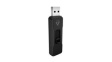 VP264G USB Stick with Slide-In Connector, 64GB, USB 2.0, Black